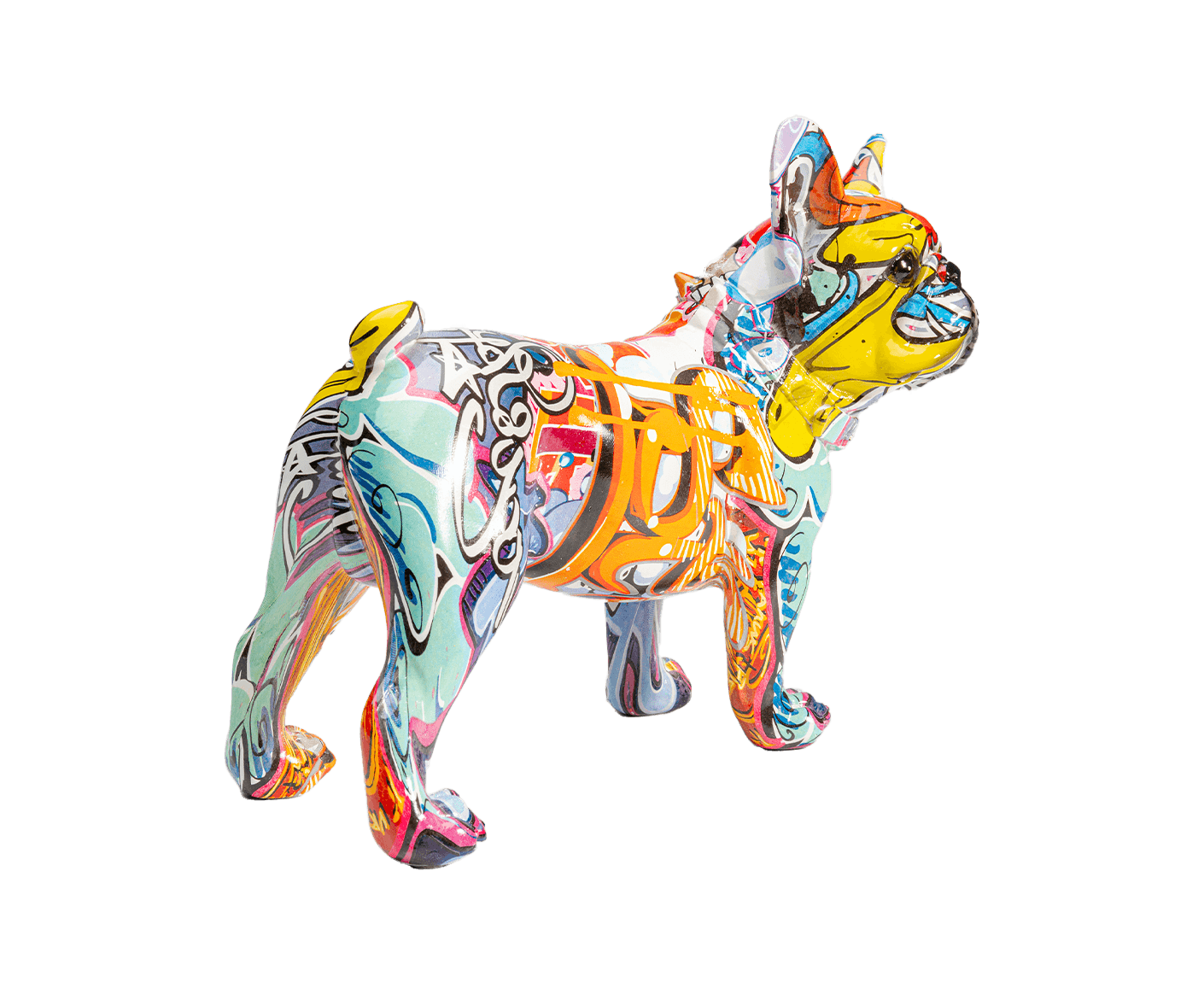 Deko Figur Grafitti Dog 24 cm
