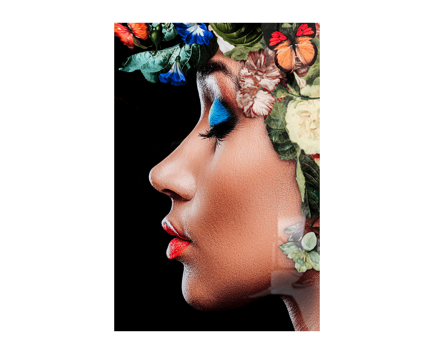 Glasbild Bunch of Flowers 150x100 cm