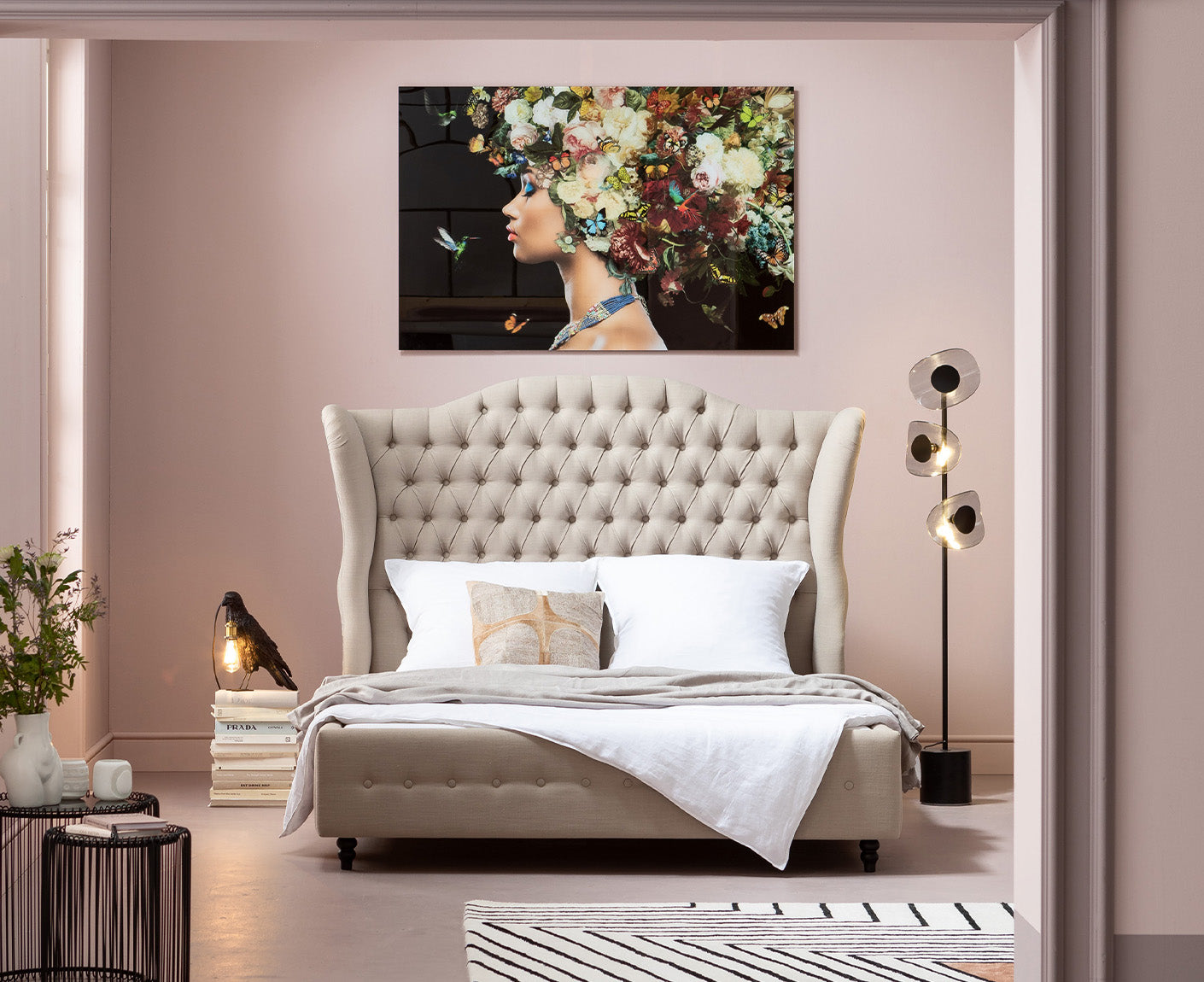 Glasbild Bunch of Flowers 150x100 cm