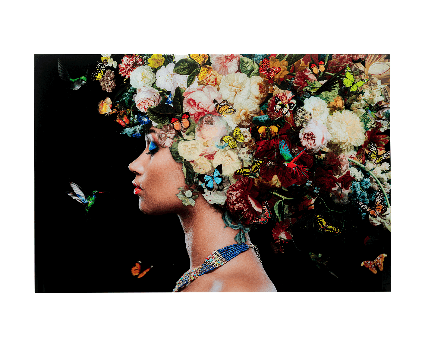 Glasbild Bunch of Flowers 150x100 cm