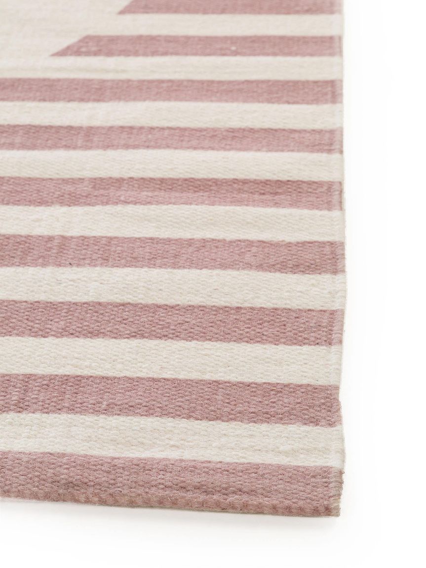 Wollteppich Oasis Creame / Rosa