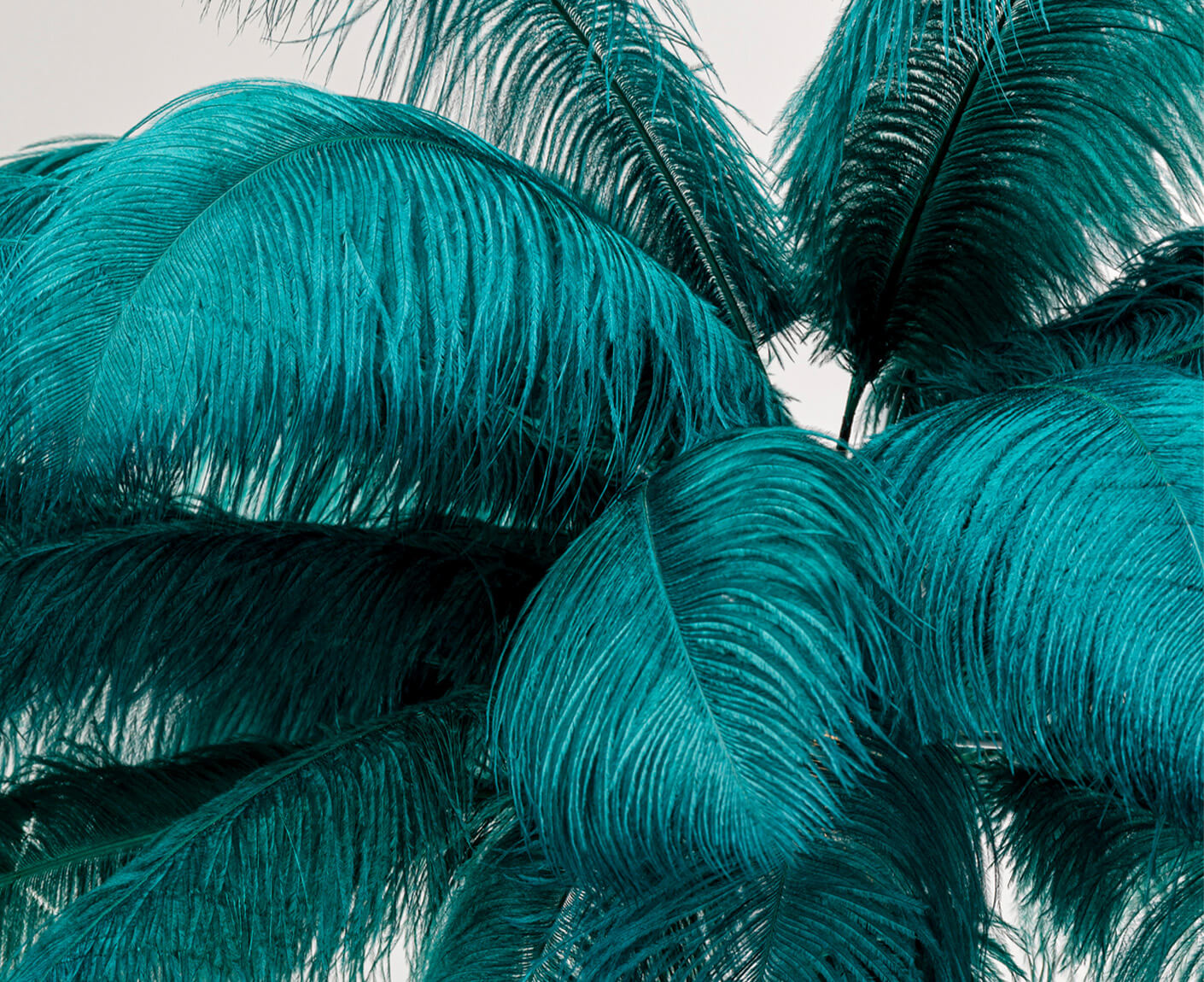 Stehlampe Leselampe Stehleuchte Feather Palm Grün 165 cm