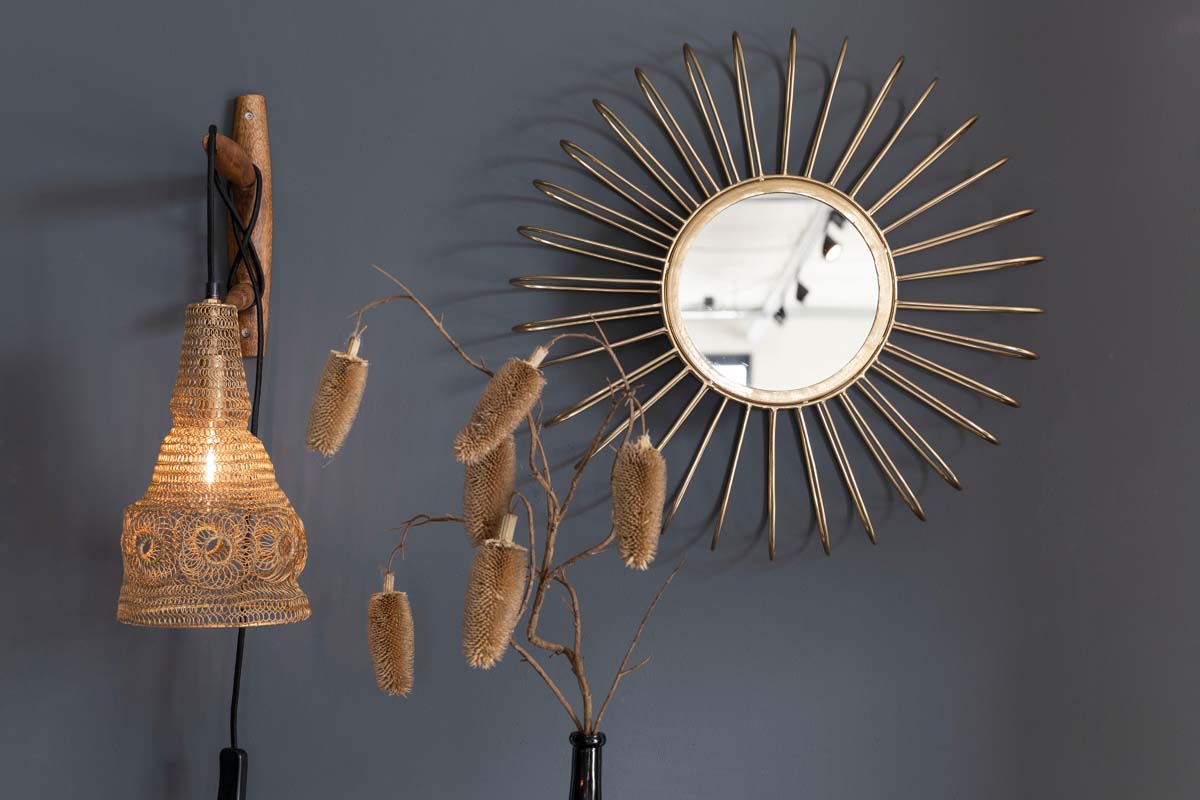 Alen Wandlampe Braun