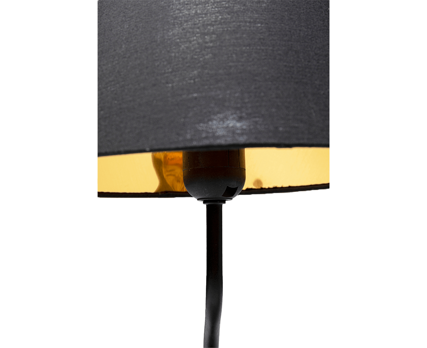 Tischlampe Designerlampe Tischleuchte Relax Leopard 50cm, Schwarz / Gold