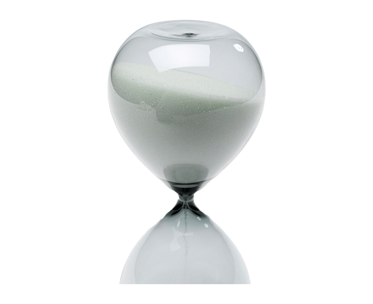 Sanduhr Timer Schwarz 20 cm