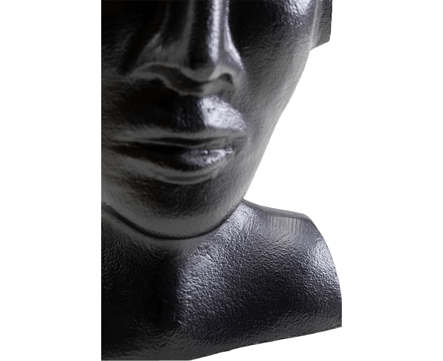 Vase Blumenvase Dekoschale Dekovase Rostro Schwarz 17 cm