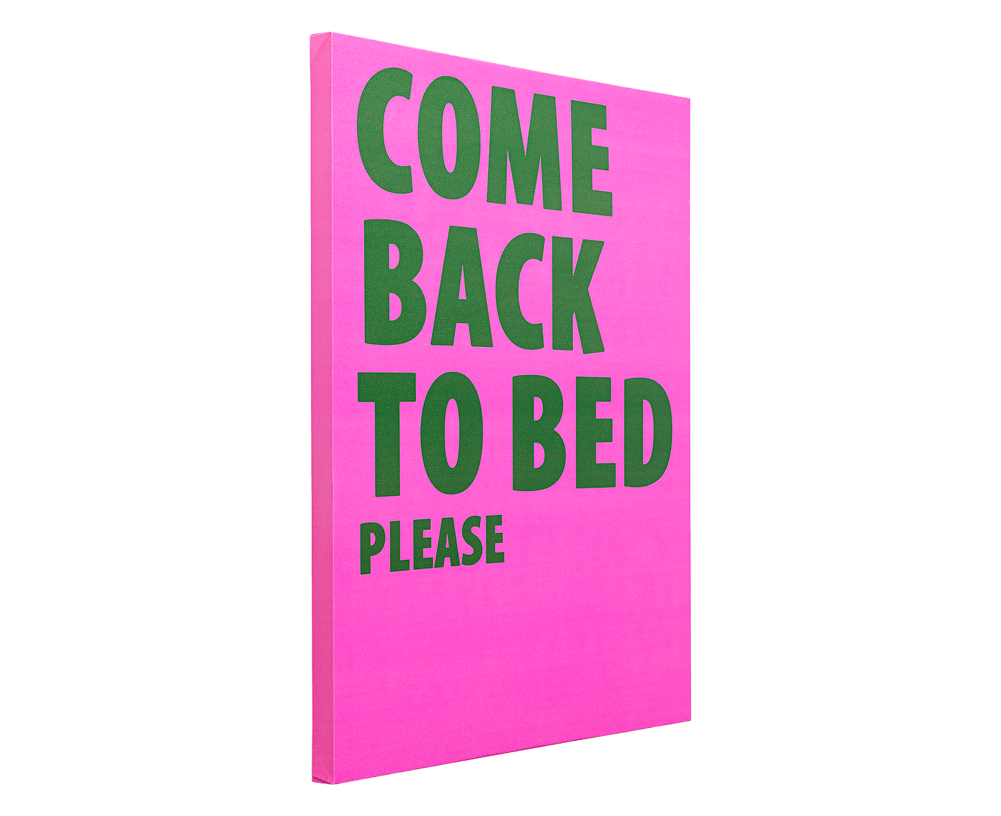 Gerahmtes Bild Come Back To Bed 40x50 cm