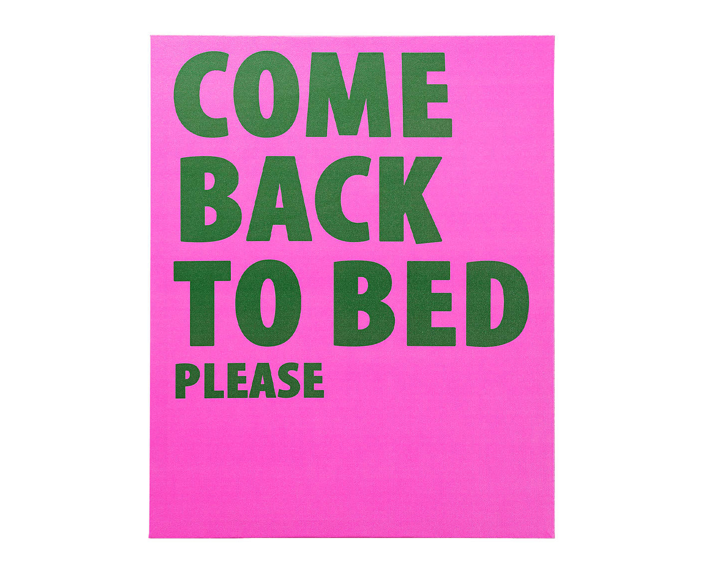 Gerahmtes Bild Come Back To Bed 40x50 cm