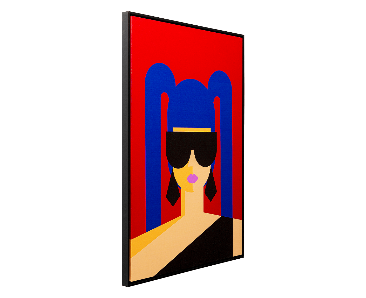 Gerahmtes Bild Party Girl 60x90 cm