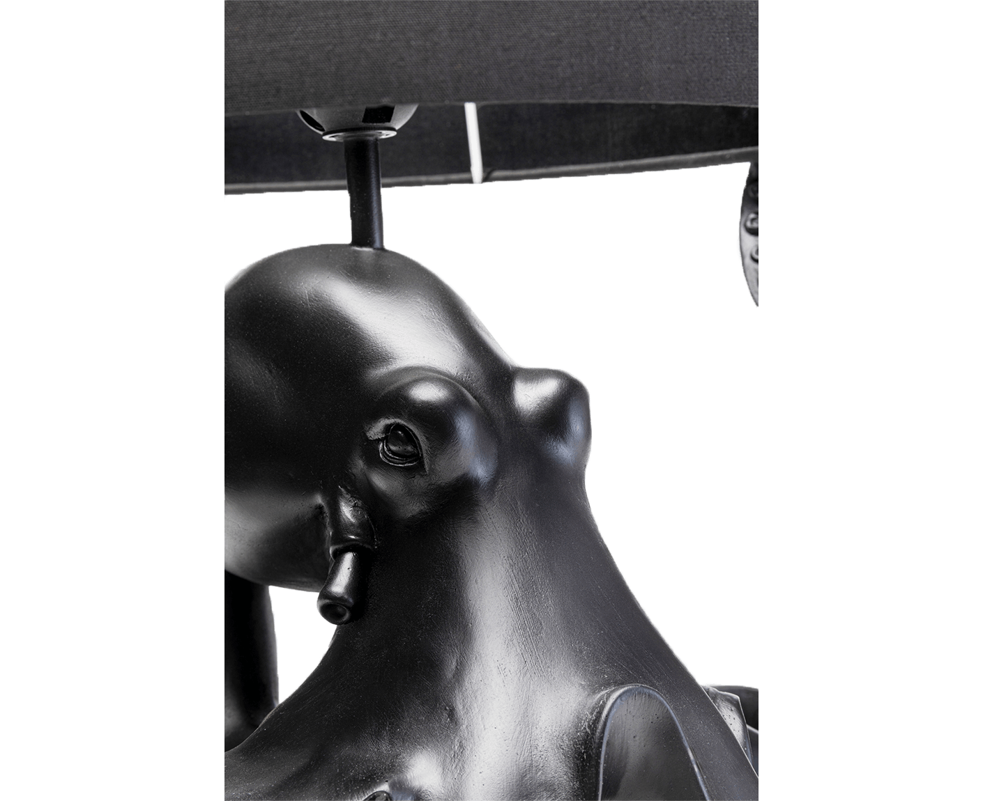 Tischlampe Designerlampe Tischleuchte Octopus 47 cm Schwarz