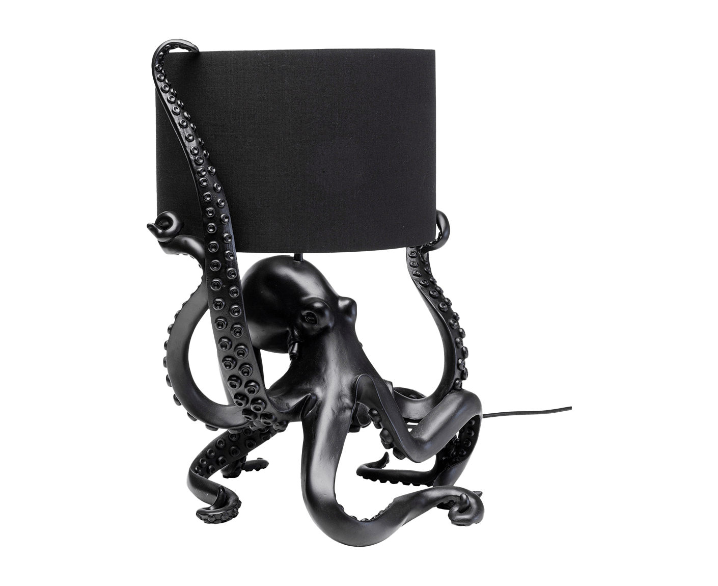 Tischlampe Designerlampe Tischleuchte Octopus 47 cm Schwarz