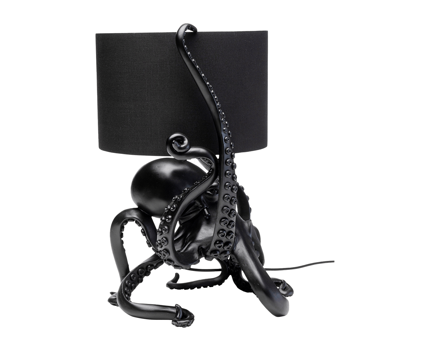 Tischlampe Designerlampe Tischleuchte Octopus 47 cm Schwarz