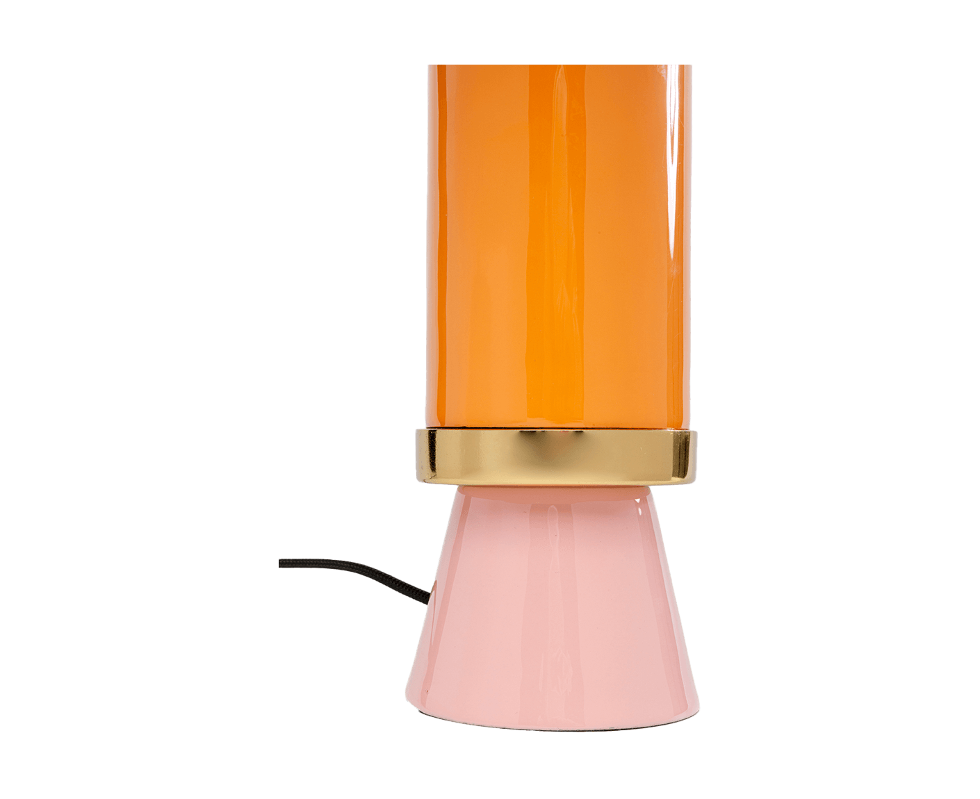 Tischlampe Designerlampe Tischleuchte Josy 51 cm, Pink / Orange