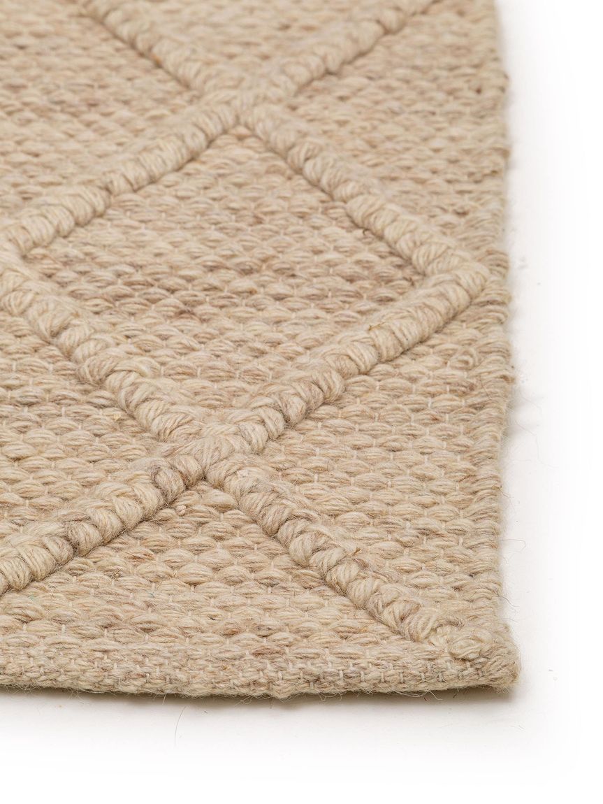 Wollteppich Jake Beige
