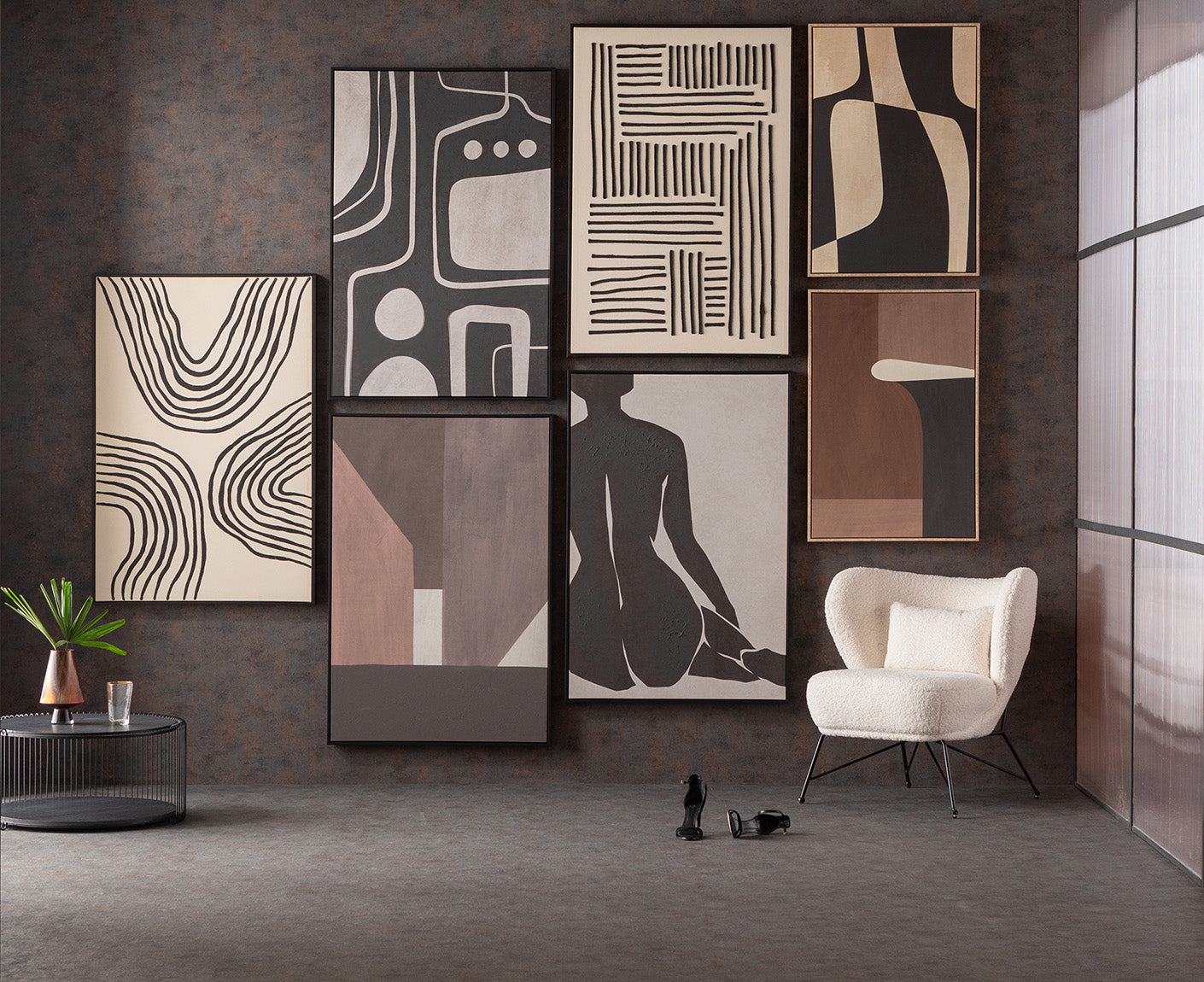 Leinwandbild Gemälde Classic Shape Brownie 60x90 cm