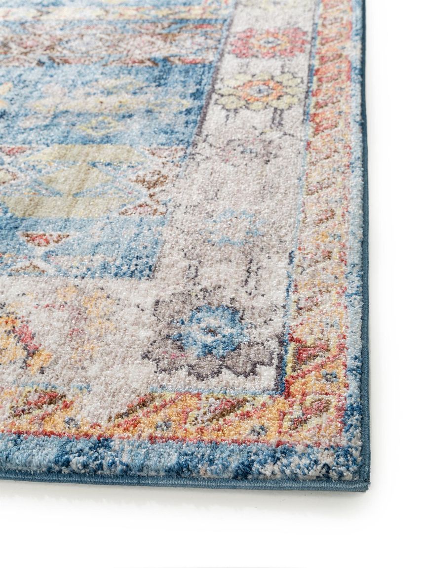 Teppich Tara Bunt / Blau