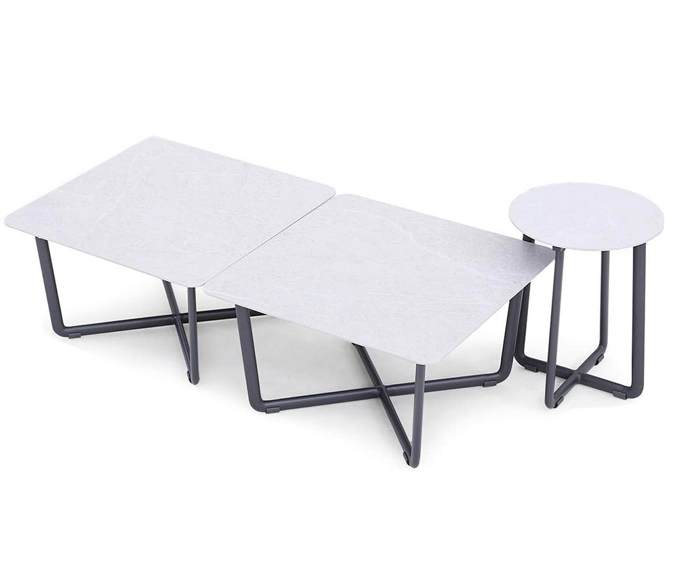 Fellow 3er Set Outdoor-Beistelltische