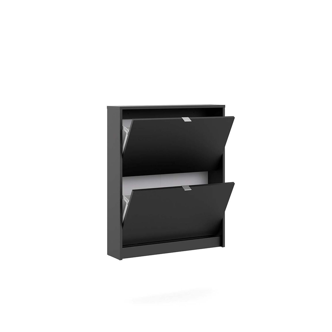 Shoes 2 Schuhschrank Schwarz matt