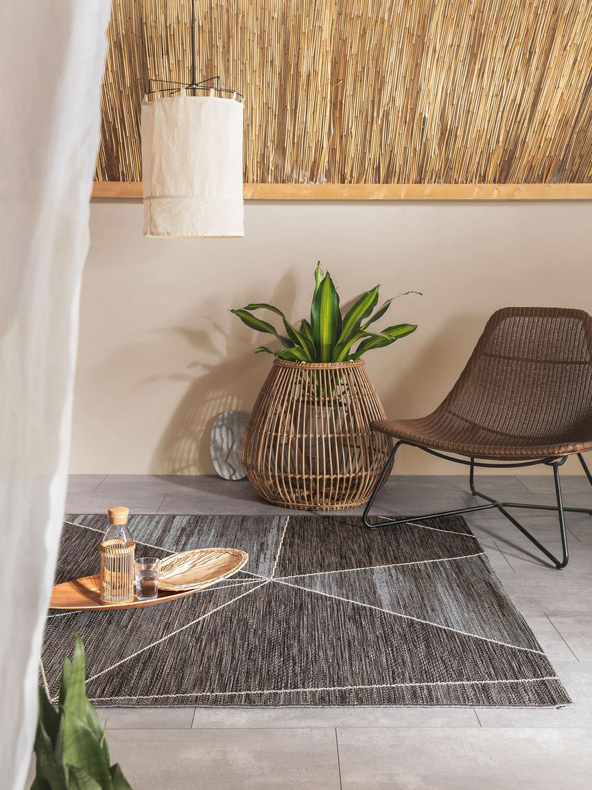In- & Outdoor Teppich Arena Grau
