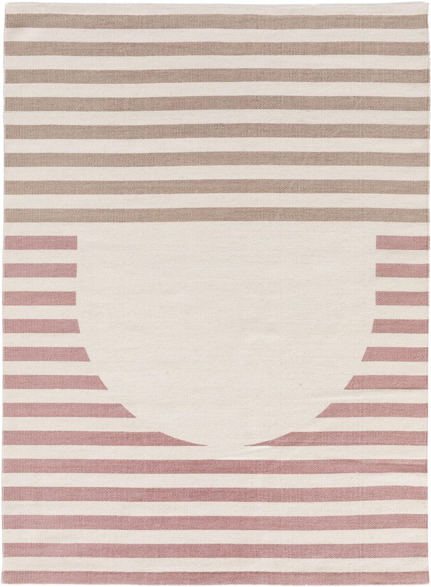 Wollteppich Oasis Creame / Rosa