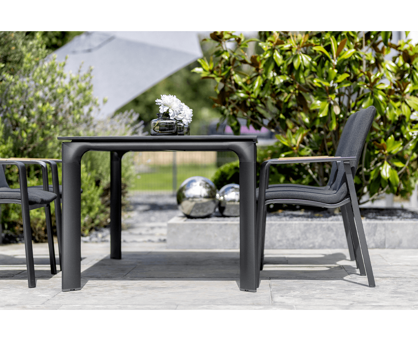 Kettler Diamond Gartenmöbel-Set 5-teilig Grau / Anthrazit