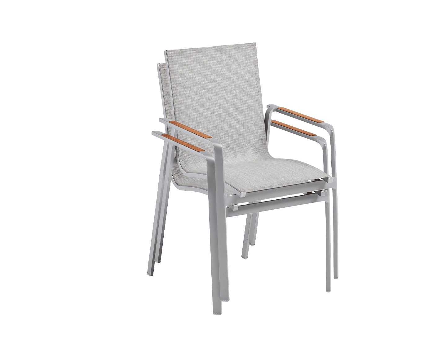 Kettler Diamond / Cubic Gartenmöbel-Set 5-teilig Silber