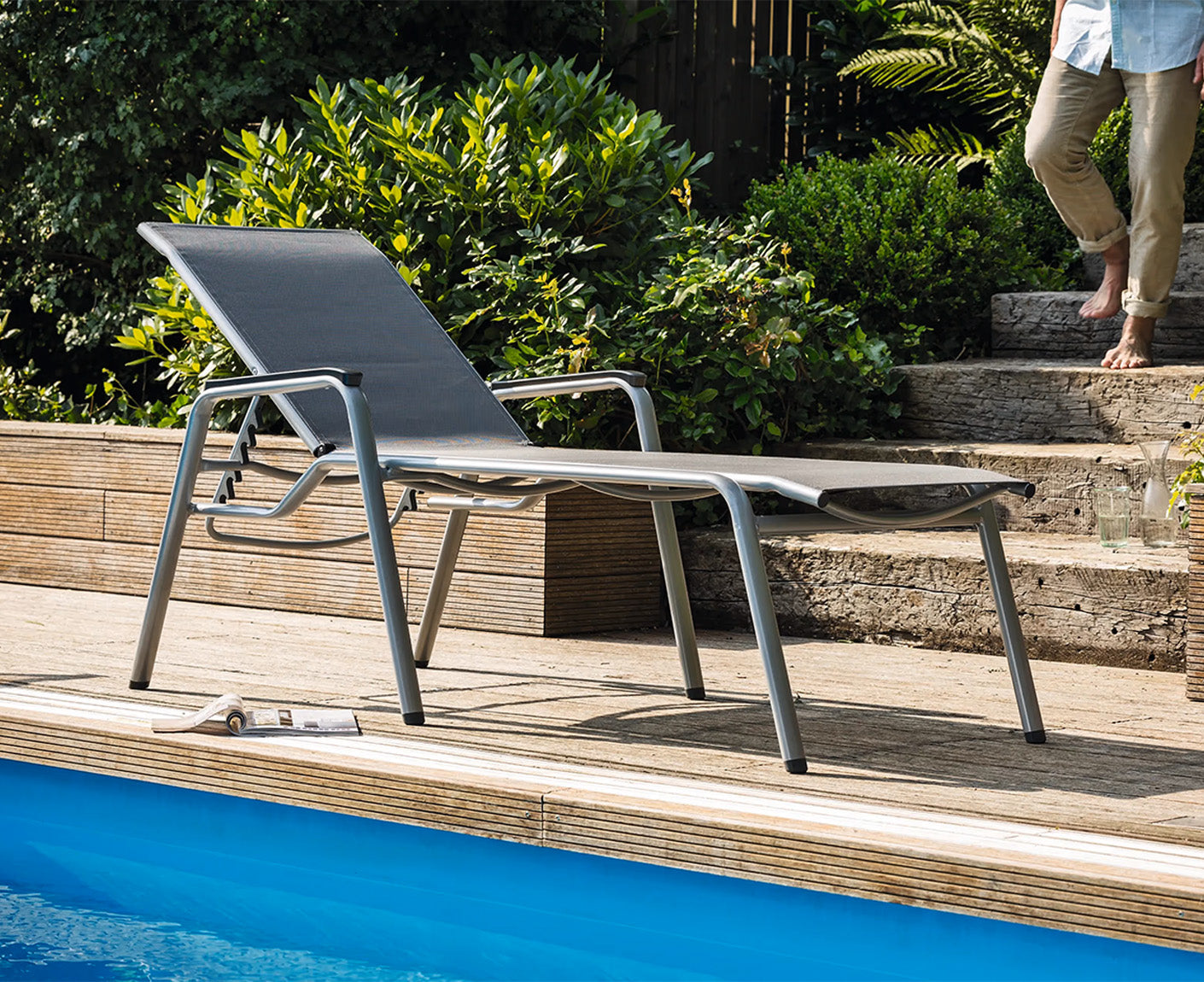 Kettler Cirrus Silver-Line Stapelliege