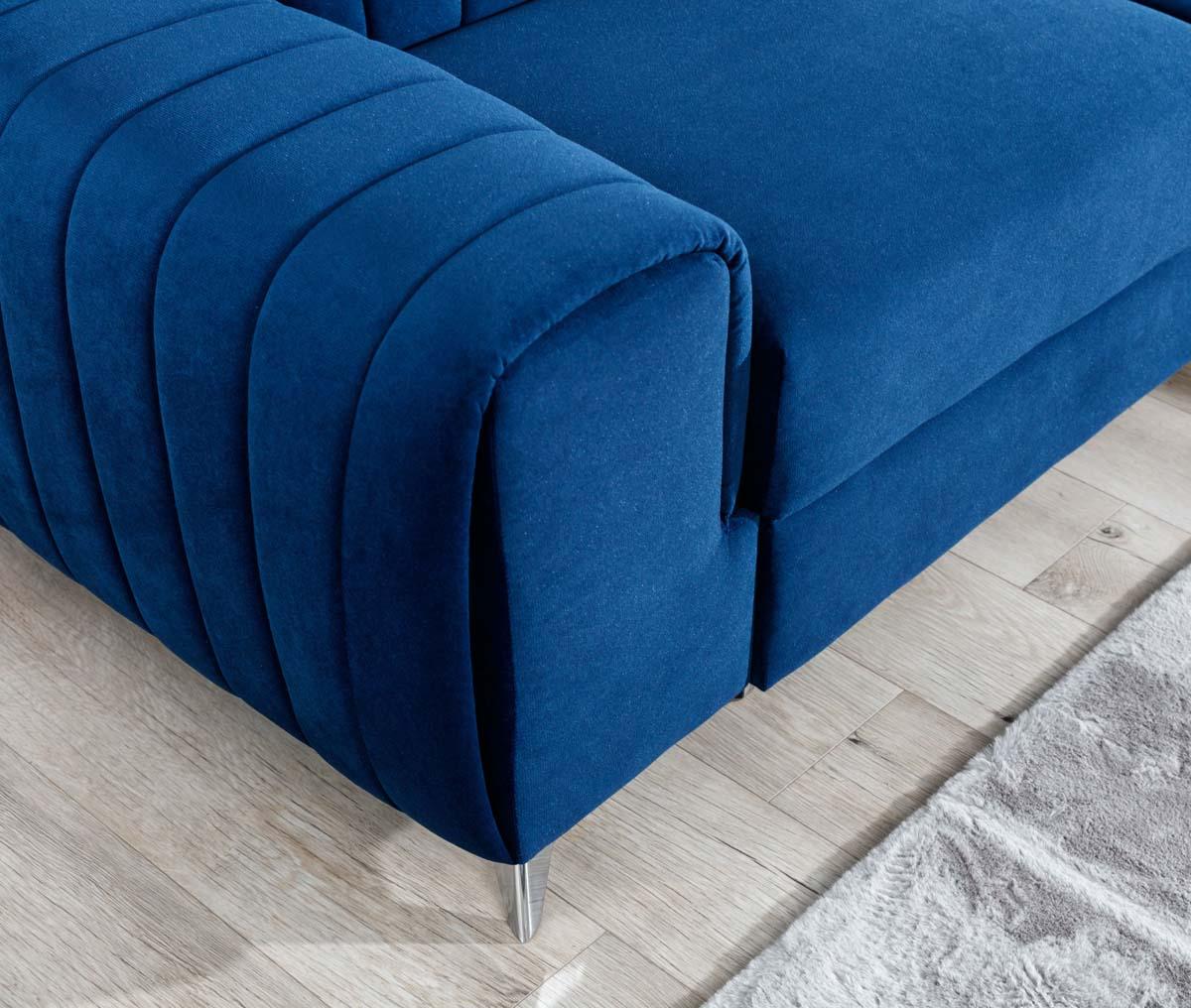 Laurence Ecksofa 278 x 205 cm Dunkelgrau (Webstoff - Paros)