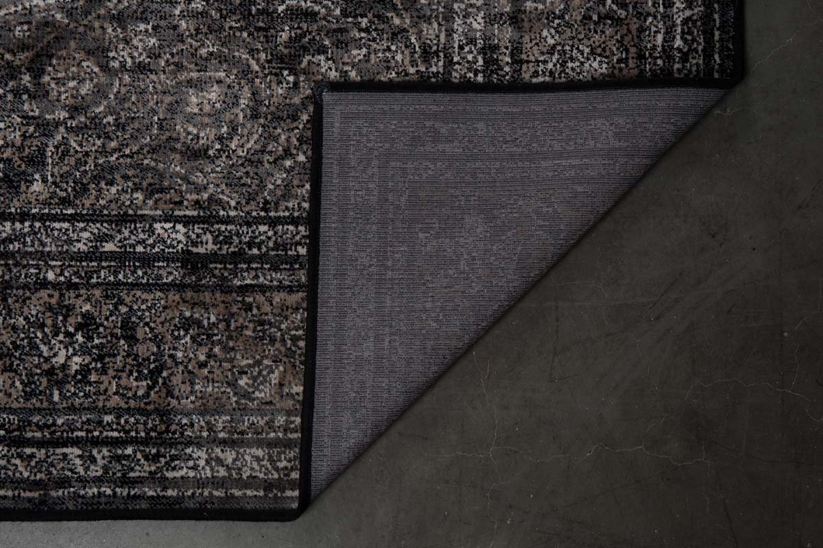 Rugged Teppich mittel 170 x 240 cm (BxT) Schwarz