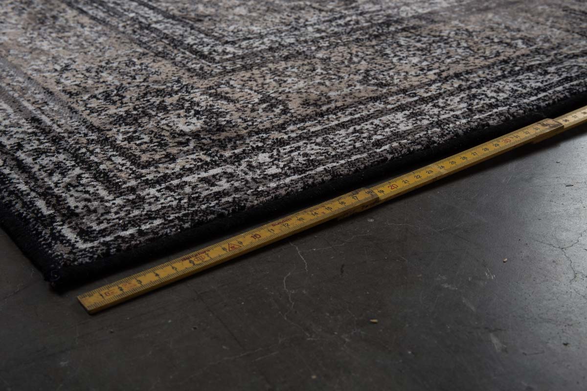 Rugged Teppich mittel 170 x 240 cm (BxT) Schwarz