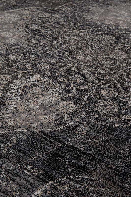 Rugged Teppich mittel 170 x 240 cm (BxT) Schwarz