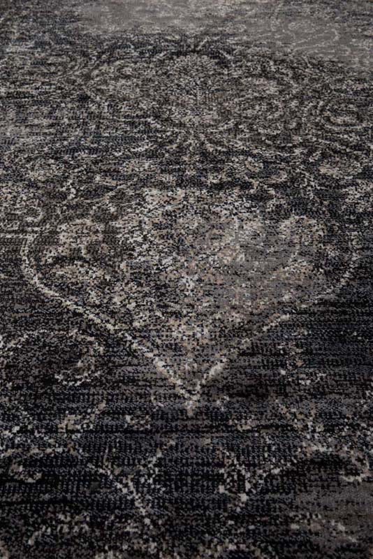 Rugged Teppich mittel 170 x 240 cm (BxT) Schwarz