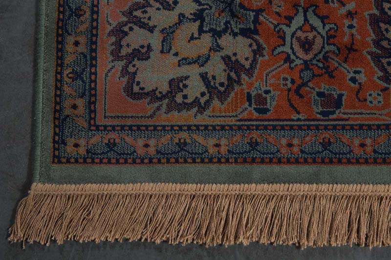 Bid Teppich mittel 170 x 240 cm (BxT) Altgrün
