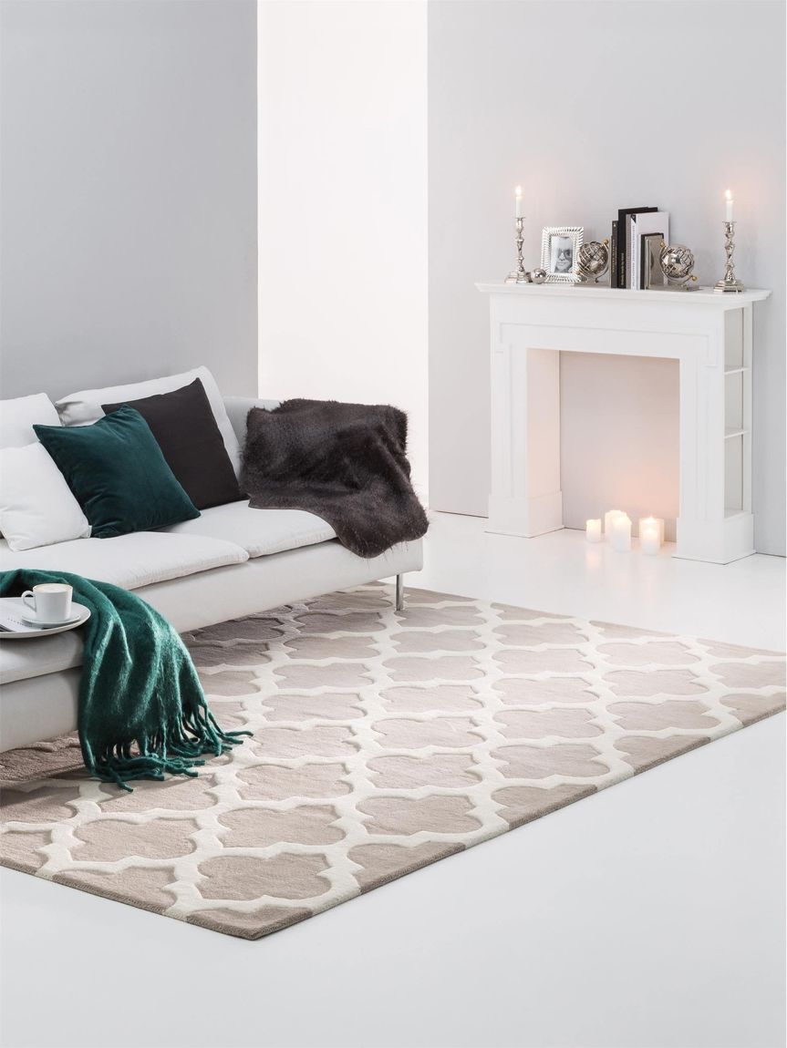 Wollteppich Artisan 200x300 cm Beige