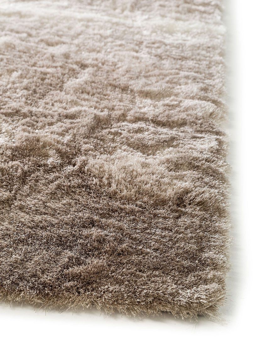 Hochflorteppich Whisper Beige / Hellbraun