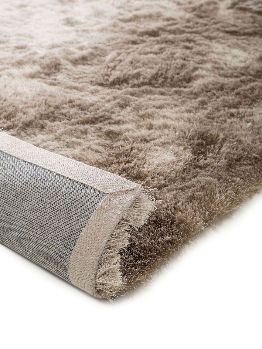 Hochflorteppich Whisper Beige / Hellbraun