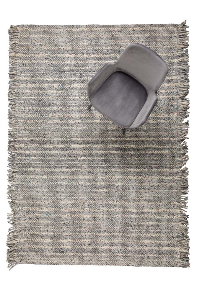 Frills Teppich 170 x 240 cm (BxT) Blau