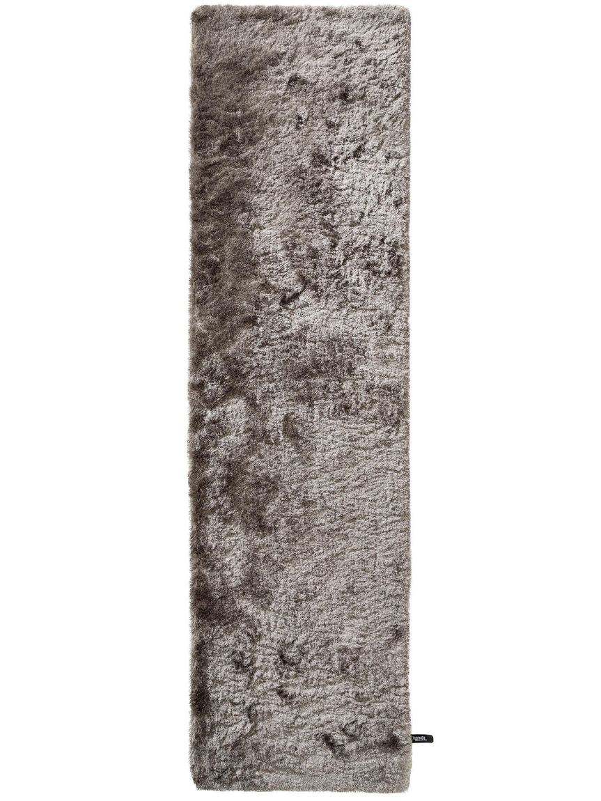 Hochflorteppich Läufer Whisper 80x300 cm Grau