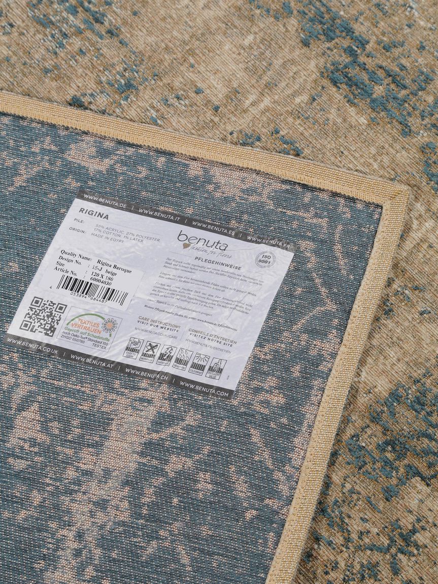 Flachgewebeteppich Frencie Beige