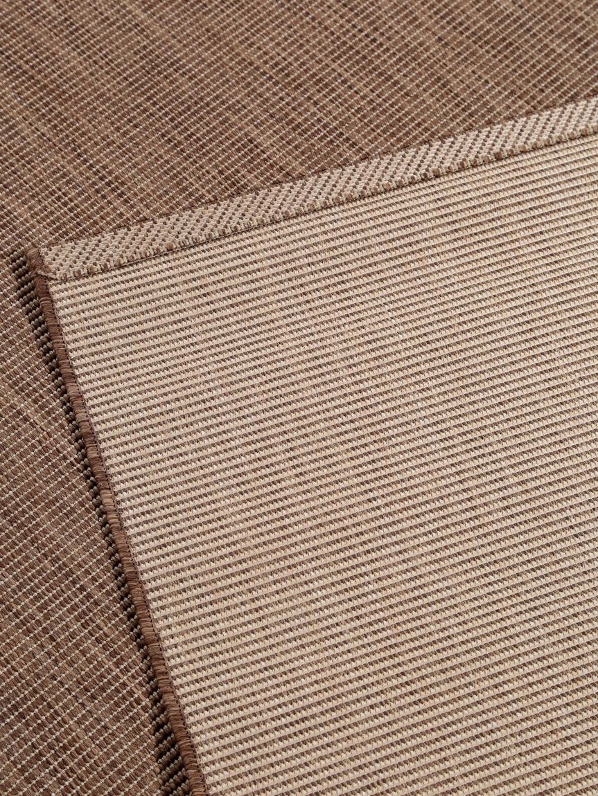 In- & Outdoor Teppich Metro Braun