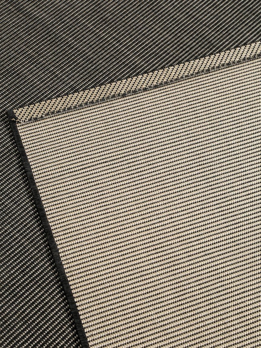 In- & Outdoor Teppich Metro Schwarz