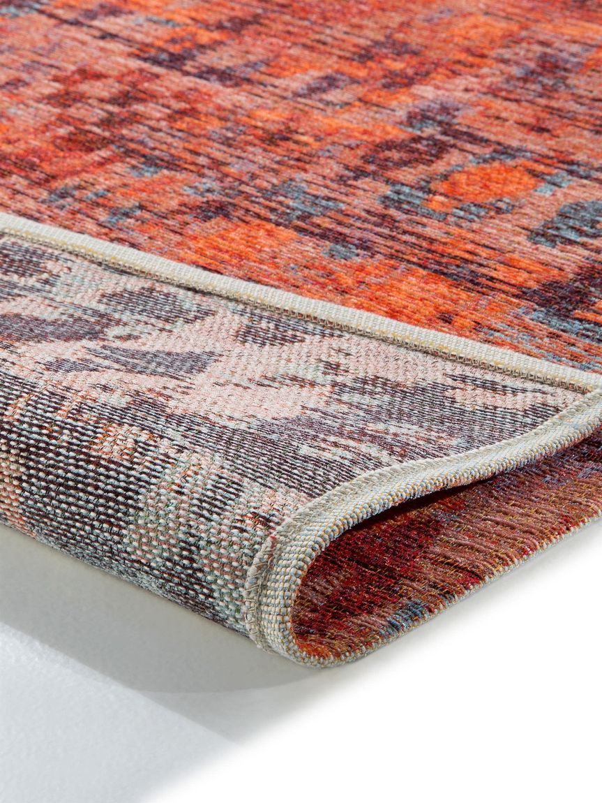 Flachgewebeteppich Stay 75x165 cm Rot