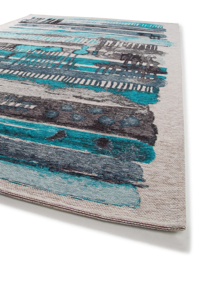 Flachgewebeteppich Stay 155x235 cm Blau