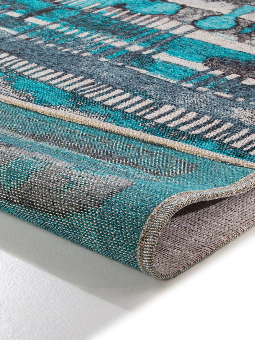 Flachgewebeteppich Stay 155x235 cm Blau