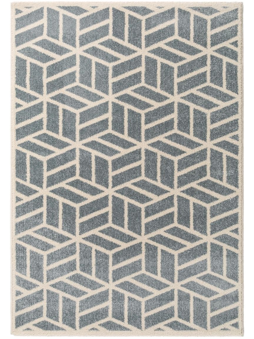 Teppich Justin Hellblau