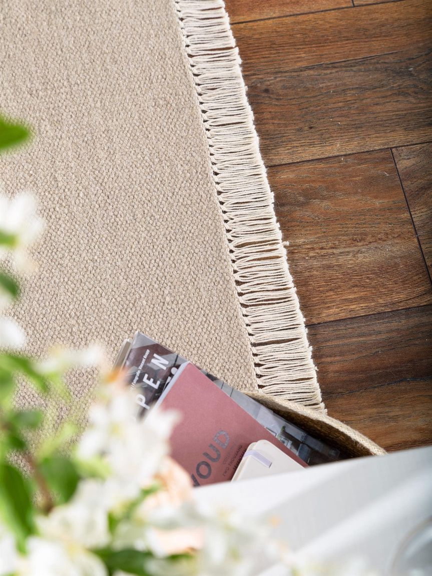 Wollteppich Liv Beige