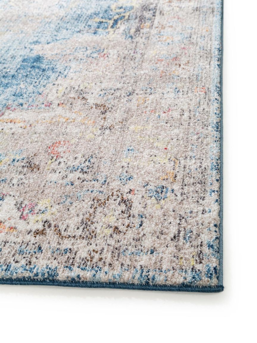 Teppich Tara Bunt / Blau