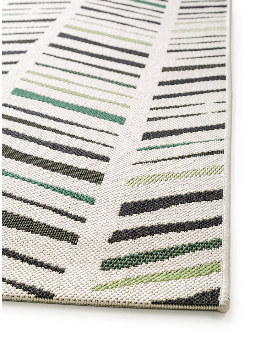 In- & Outdoor Teppich Capri 200x290 cm Grün / Beige