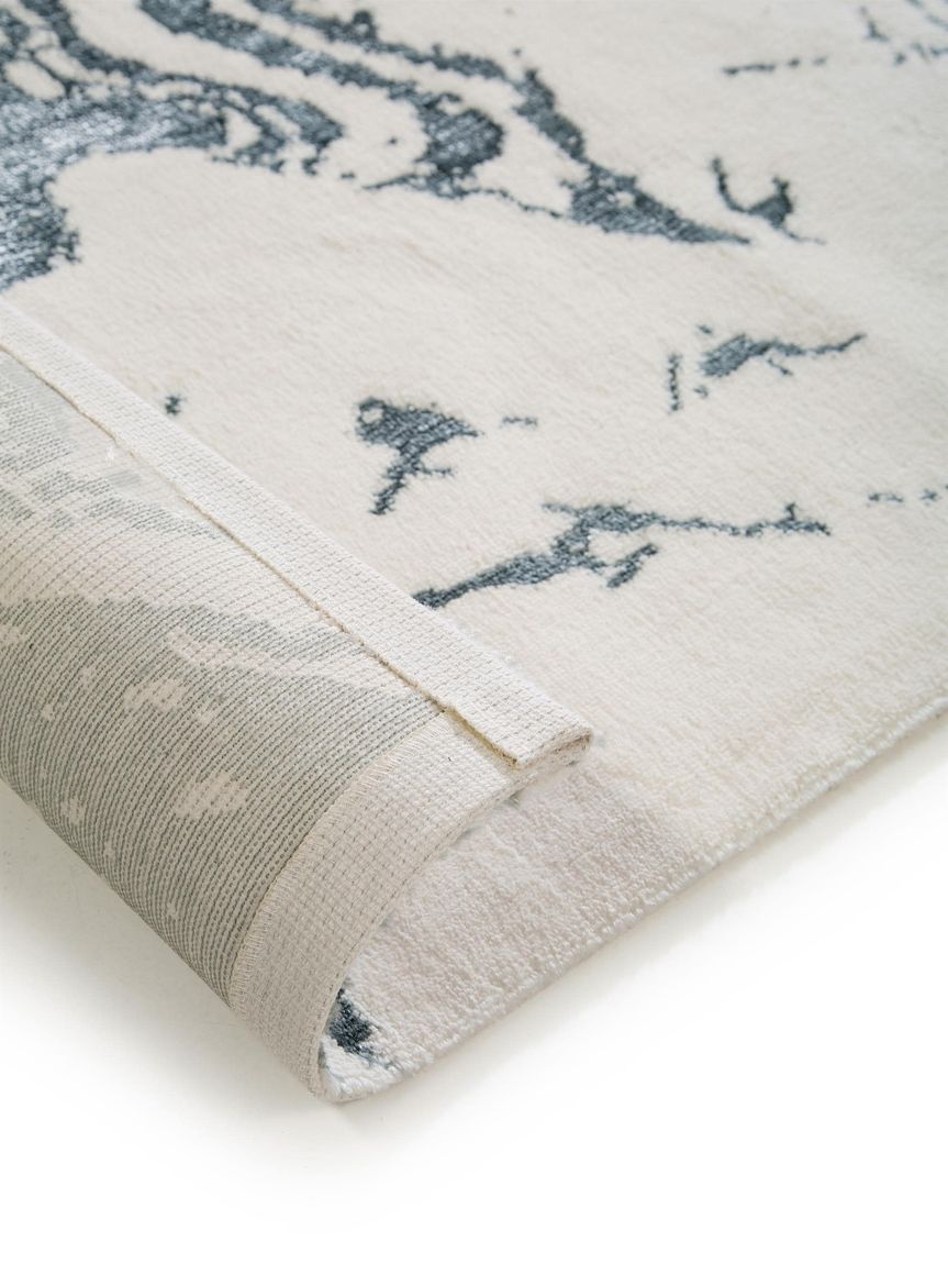 Badematte Luis 60x100 cm Beige / Türkis