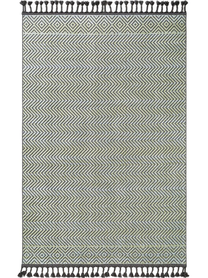 Teppich Laila Blau / Schwarz
